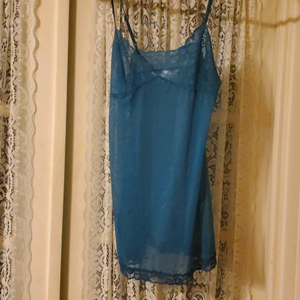 Victoria's secret teal baby doll sz medium